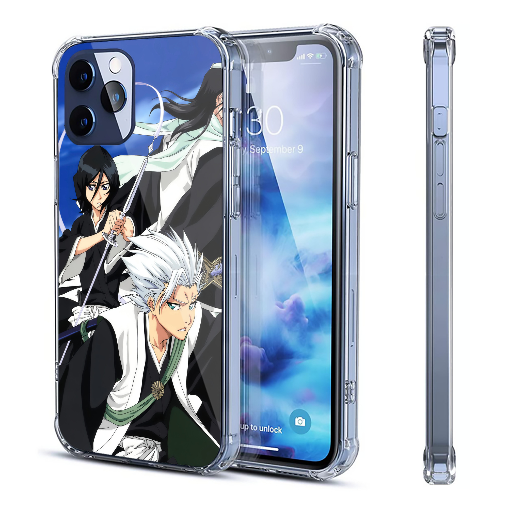 （画像用） ブリーチ BLEACH 【iPhone 12シリーズ対応】透明スマホケース（クリアソフトケース）